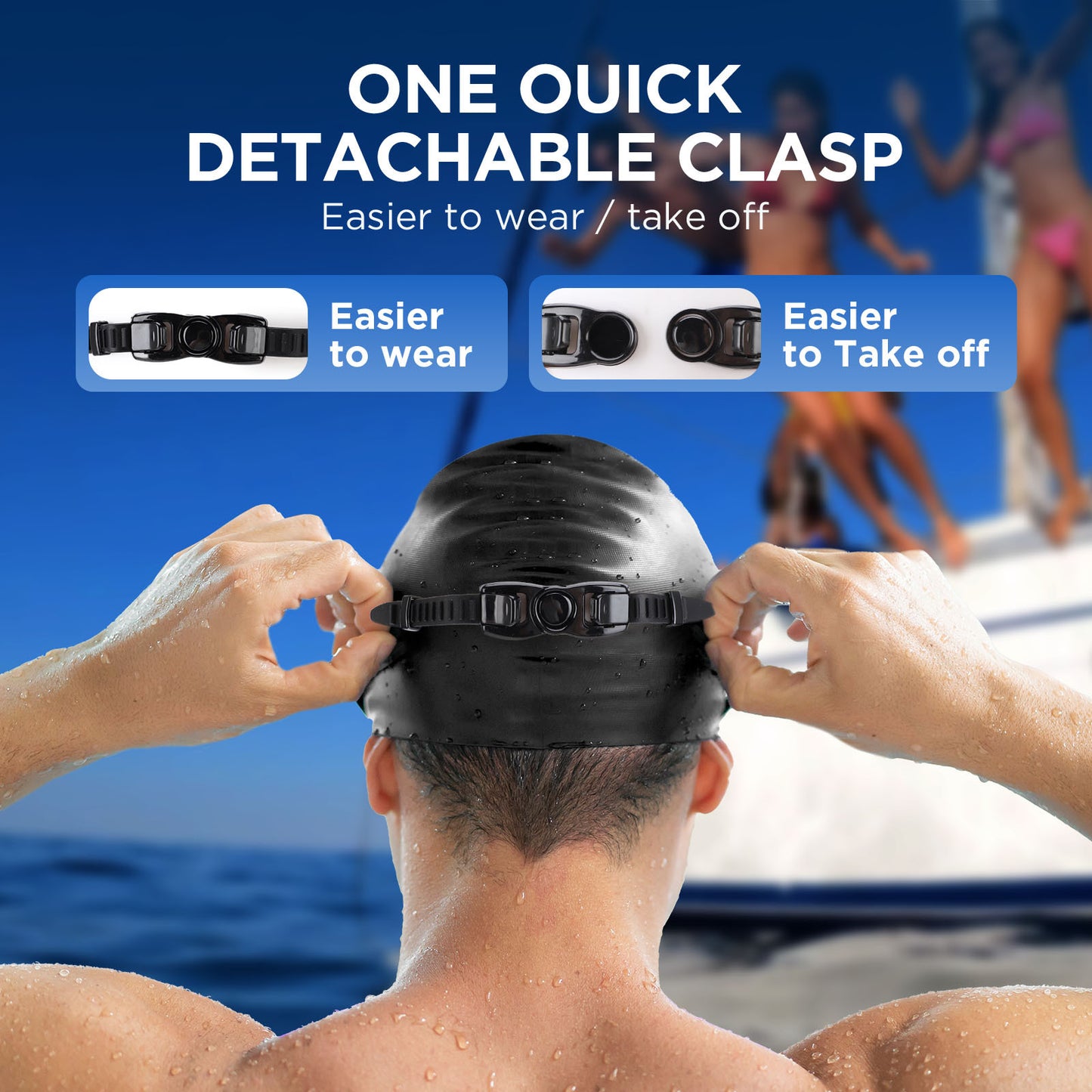 TYGLOBAL Swim Goggles 2 Pack for Kids Men Women, No Leaking 180° Swim Glasses, Easy to Wear, Wide View, Anti-Fog, UV Protection, Comfortable Fit, Suitable for Men Women Kids Outdoorfun